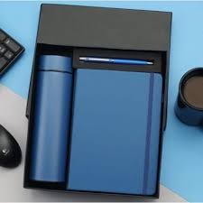 Branded welcome kits on registration desk